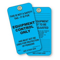 Colored Polyethylene Plastic Tag (4.1 to 7 sq/in) screen-printed